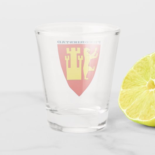 Wapenstaart van Fredrikstad, keiharde glas (Achterkant)