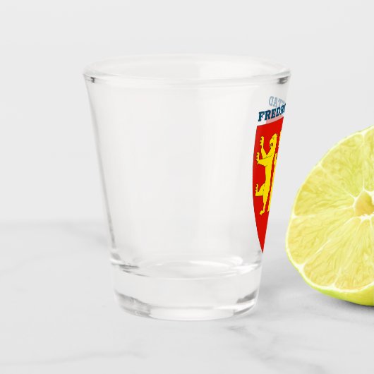 Wapenstaart van Fredrikstad, keiharde glas (Links)