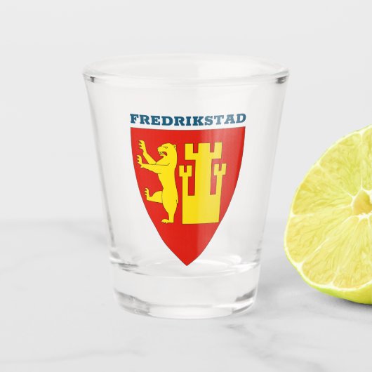 Wapenstaart van Fredrikstad, keiharde glas (Voorkant)