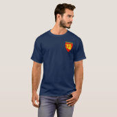 Wapenstaart van Fredrikstad, Noorwegen T-Shirt (Voorkant volledig)