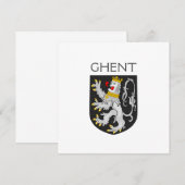 Wapenstaart van Gent, België (Voorkant / Achterkant)
