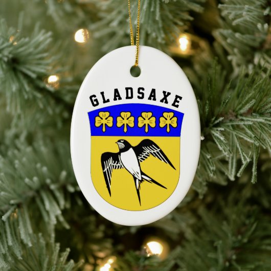 Wapenstaart van Gladsaxe, Denemarken Keramisch Ornament (Boom)