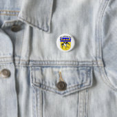 Wapenstaart van Gladsaxe, Denemarken Ronde Button 3,2 Cm (In situ)