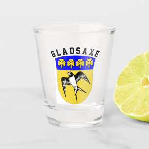 Wapenstaart van Gladsaxe, Denemarken Shot Glas