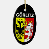 Wapenstaart van Görlitz, Duitsland Keramisch Ornament (Rechts)