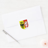 Wapenstaart van Görlitz, Duitsland Ronde Sticker (Envelop)