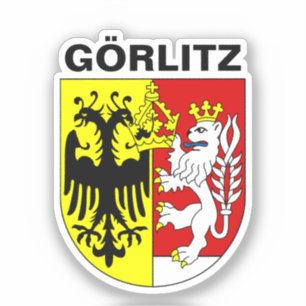 Wapenstaart van Görlitz, Duitsland Sticker