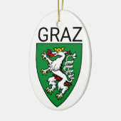 Wapenstaart van Graz - OOSTENRIJK Keramisch Ornament (Links)