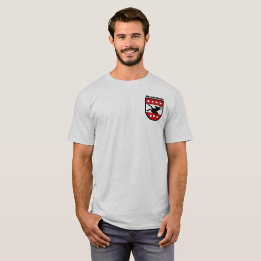 Wapenstaart van Grindelwald, Zwitserland T-shirt (Voorkant volledig)