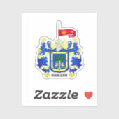 Wapenstaart van Guadalajara, Mexico Sticker (Vel)