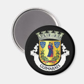 Wapenstaart van Guimarães, Portugal Magnet (Voorkant / Achterkant)