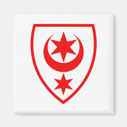 Wapenstaart van Halle (Saale), Duitsland Magneet (Voorkant)