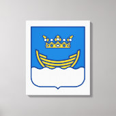 Wapenstaart van Helsinki (Finland) Canvas Afdruk (Voorkant)