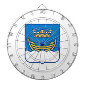 Wapenstaart van Helsinki (Finland) Dartbord (Voorkant)