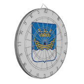 Wapenstaart van Helsinki (Finland) Dartbord (Voorkant Links)