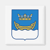 Wapenstaart van Helsinki (Finland) Magneet (Voorkant)