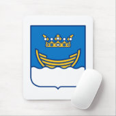 Wapenstaart van Helsinki (Finland) Muismat (Met muis)