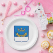 Wapenstaart van Helsinki (Finland) Papieren Bordje (Feest)