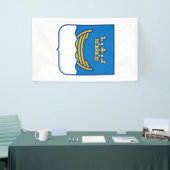 Wapenstaart van Helsinki (Finland) Spandoek (Beurs)