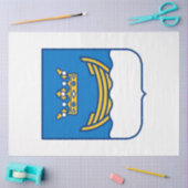 Wapenstaart van Helsinki (Finland) Tissuepapier (Craft)