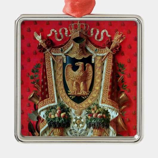 Wapenstaart van het Franse Rijk Metalen Ornament (Voorkant)