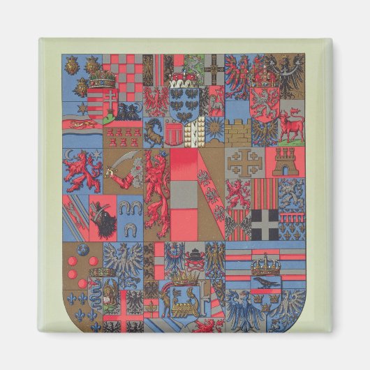 Wapenstaart van het Oostenrijks-Hongaarse rijk Magneet (Voorkant)