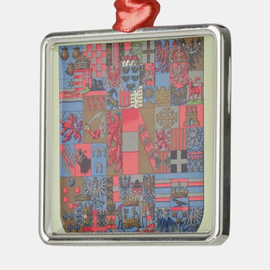 Wapenstaart van het Oostenrijks-Hongaarse rijk Metalen Ornament (Links)