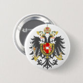Wapenstaart van het Oostenrijkse Rijk Ronde Button 5,7 Cm (Voorkant /achterkant)