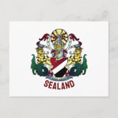 Wapenstaart van het Vorstendom Sealand Briefkaart (Voorkant)