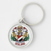 Wapenstaart van het Vorstendom Sealand Sleutelhanger (Voorkant)