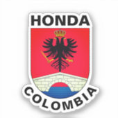 Wapenstaart van Honda (Tolima), Colombia Classic R Sticker (Voorkant)