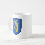 Wapenstaart van Ierland Koffiemok (Voorkant links)