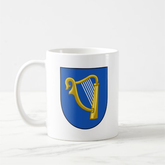 Wapenstaart van Ierland Koffiemok (Links)