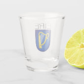 Wapenstaart van Ierland Shot Glas (Achterkant)