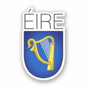Wapenstaart van Ierland Sticker