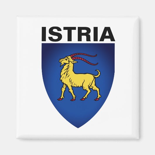 Wapenstaart van Istrië Magneet (Voorkant)