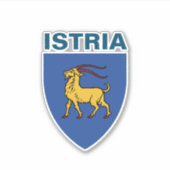 Wapenstaart van Istrië Sticker (Voorkant)