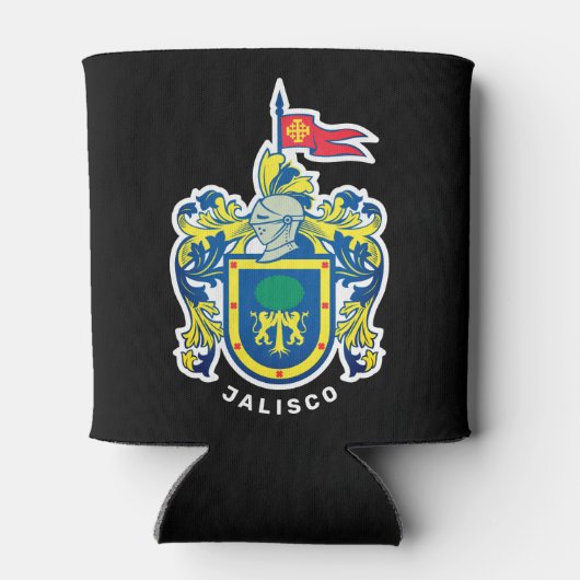 Wapenstaart van Jalisco, Mexico Blikjeskoeler (Achterkant)