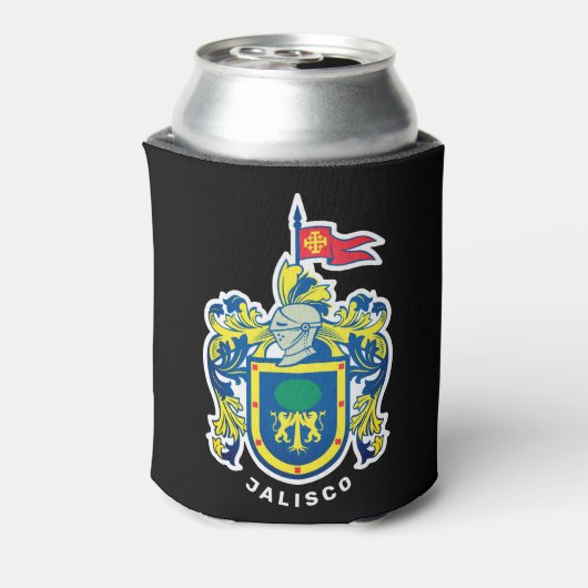 Wapenstaart van Jalisco, Mexico Blikjeskoeler (Blikje Achterkant)