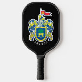 Wapenstaart van Jalisco, Mexico Pickleball Paddle (Achterkant)