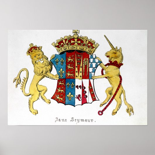 Wapenstaart van Jane Seymour Poster (Voorkant)