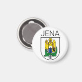 Wapenstaart van Jena - Thüringen, DUITSLAND Magneet (Voorkant / Achterkant)