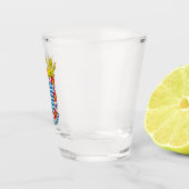 Wapenstaart van Jerez de la Frontera Shot Glas (Rechts)