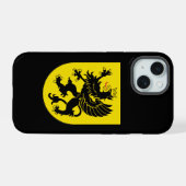 Wapenstaart van Kasjubië iPhone 15 Case (Achterkant horizontaal)