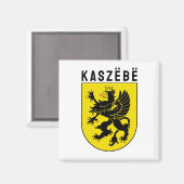 Wapenstaart van Kasjubië Magneet (Voorkant / Achterkant)