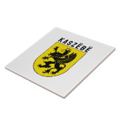 Wapenstaart van Kasjubië Tegeltje (Zijkant)