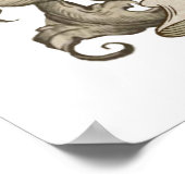 Wapenstaart van kolonel William Ball van Virginia Poster (Hoek)