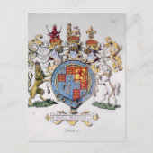 Wapenstaart van koning James I van Engeland Briefkaart (Voorkant)