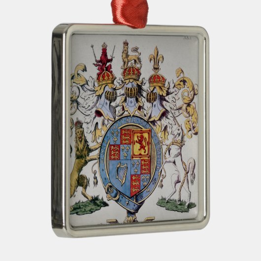 Wapenstaart van koning James I van Engeland Metalen Ornament (Rechts)