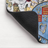 Wapenstaart van koning James I van Engeland Muismat (Hoek)